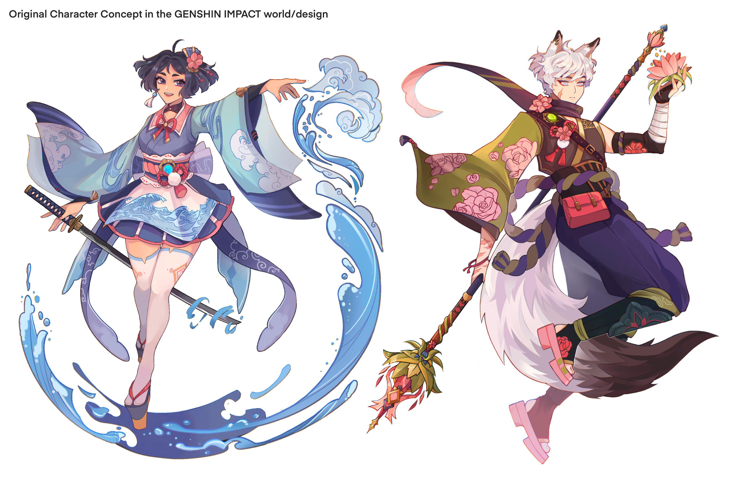 Personal Original Character Concept Art (2022)