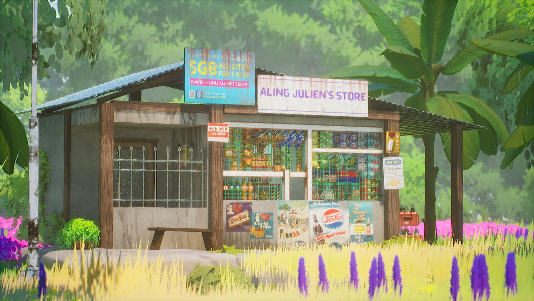 "A Store in the Middle of Nowhere" made with 3Ds Max, Substance Painter and Unreal Engine