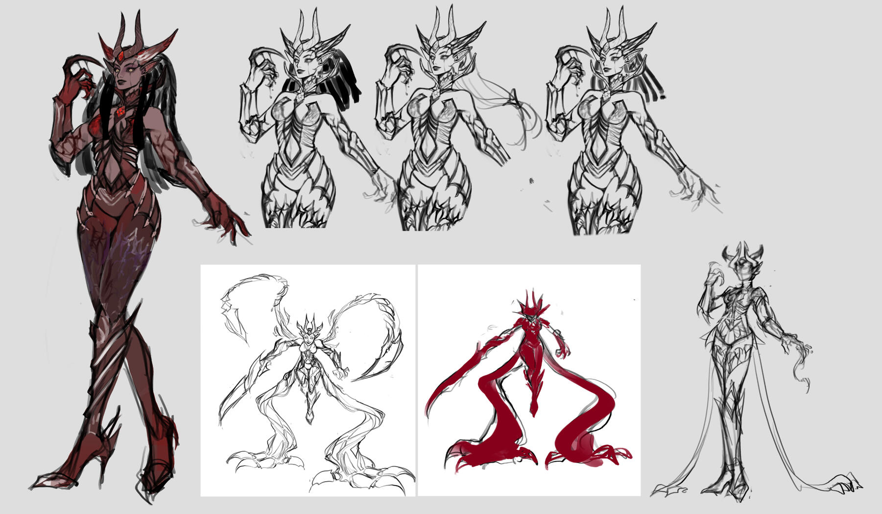 Character Concept Sketch for University Project - Game Character (2024)